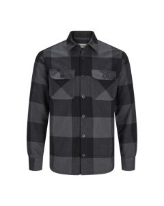 Produkt Dean Check Overshirt Asphalt | Size: S - 3XL | MOQ: 10