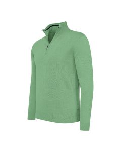 Cappuccino Italia Bergamo Zip Pullover Groen | Sizes: S - XXL | MOQ: 10