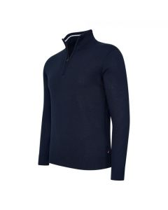 Cappuccino Italia Bergamo Zip Pullover Navy | Sizes: S - XXL | MOQ: 10