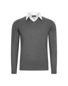 Cappuccino Italia Mock Pullover Antraciet | Sizes: M - XXL | MOQ: 10
