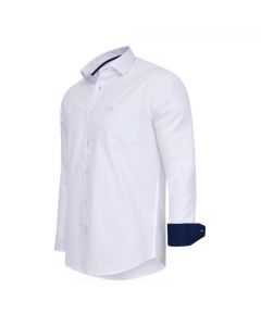 Cappuccino Italia Stretch Overhemd Milano Wit | Sizes: S - XXL | MOQ: 10