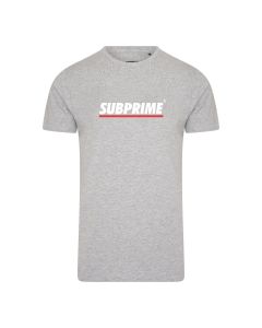 Subprime Stripe Tee Grey | Sizes: S - XXL | MOQ: 12