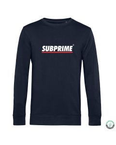 Subprime Stripe Sweat Navy | Sizes: S - XXL | MOQ: 12